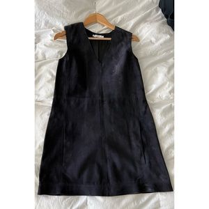 Vince navy blue suede dress. Good condition, size 4